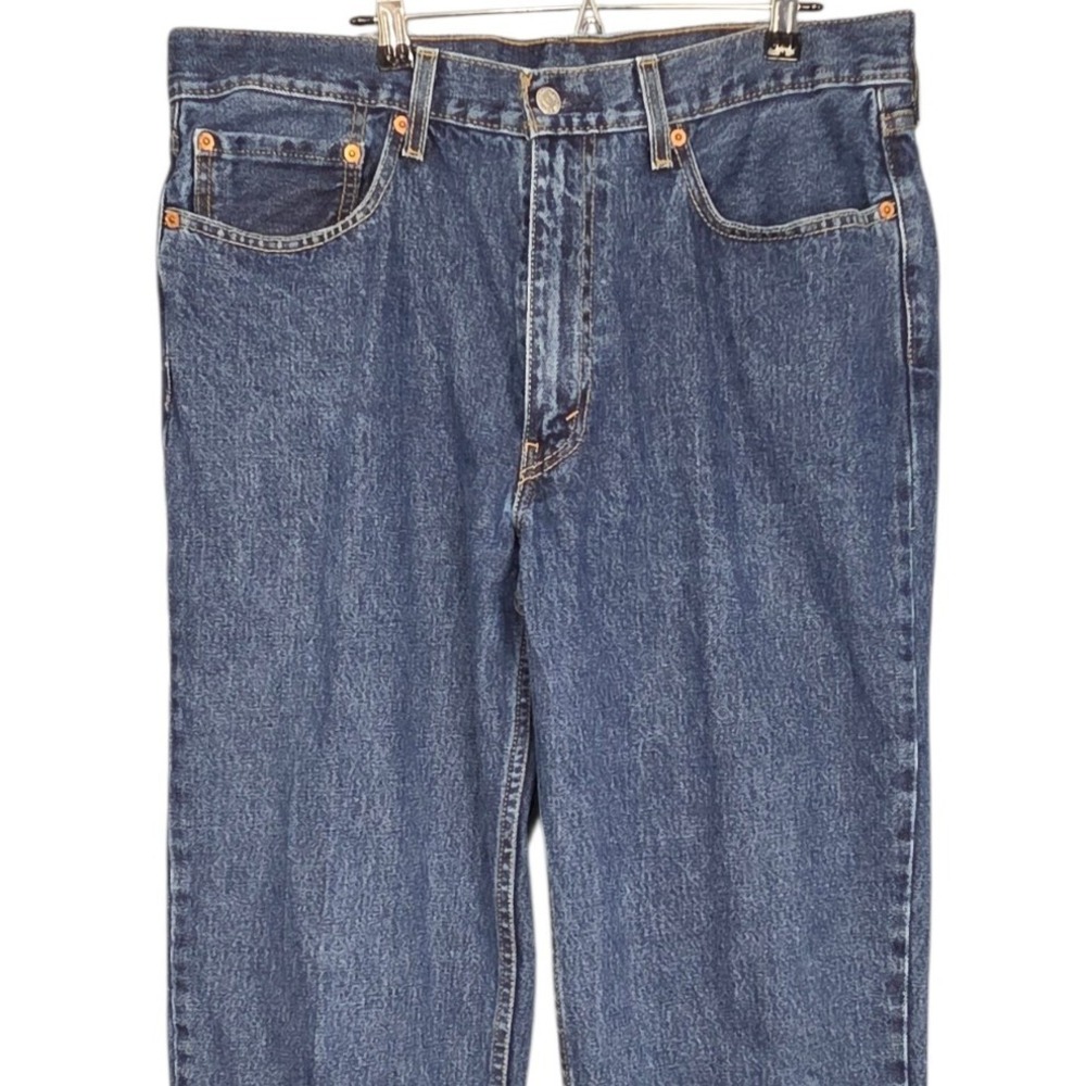 Levi's 550‎ Relaxed Fit Jeans Mens 36x32 Tapered Medium Wash Blue Denim Cotton